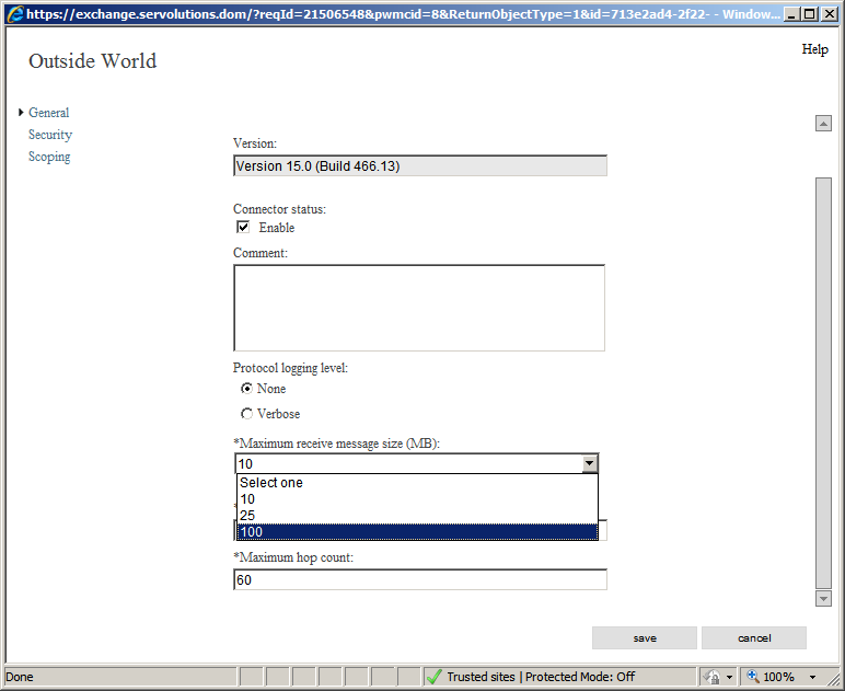 Exchange 2013