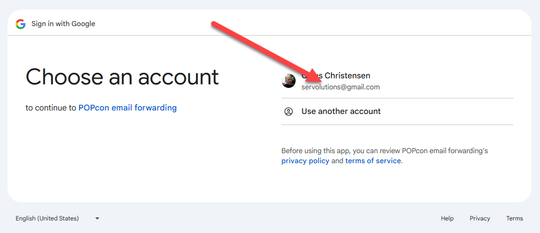 Klicken Sie auf die Schaltfläche Connect OAuth2, um den OAuth-Authentifizierungsprozess zu starten. Ein Browserfenster öffnet sich, in dem Sie sich mit Ihrem Google-Konto anmelden können. Klicken Sie auf die Schaltfläche Connect OAuth2, um den OAuth-Authentifizierungsprozess zu starten. Ein Browserfenster öffnet sich, in dem Sie sich mit Ihrem Google-Konto anmelden können.