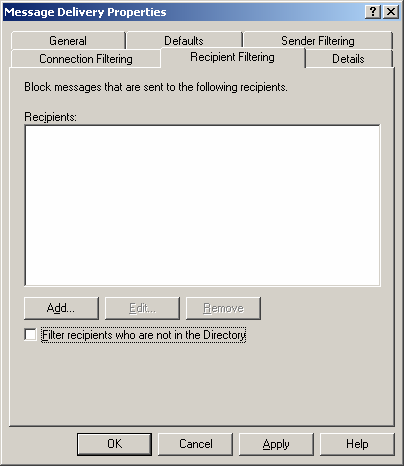 Exchange 2003 Message Delivery Properties Exchange 2003 Message Delivery Properties